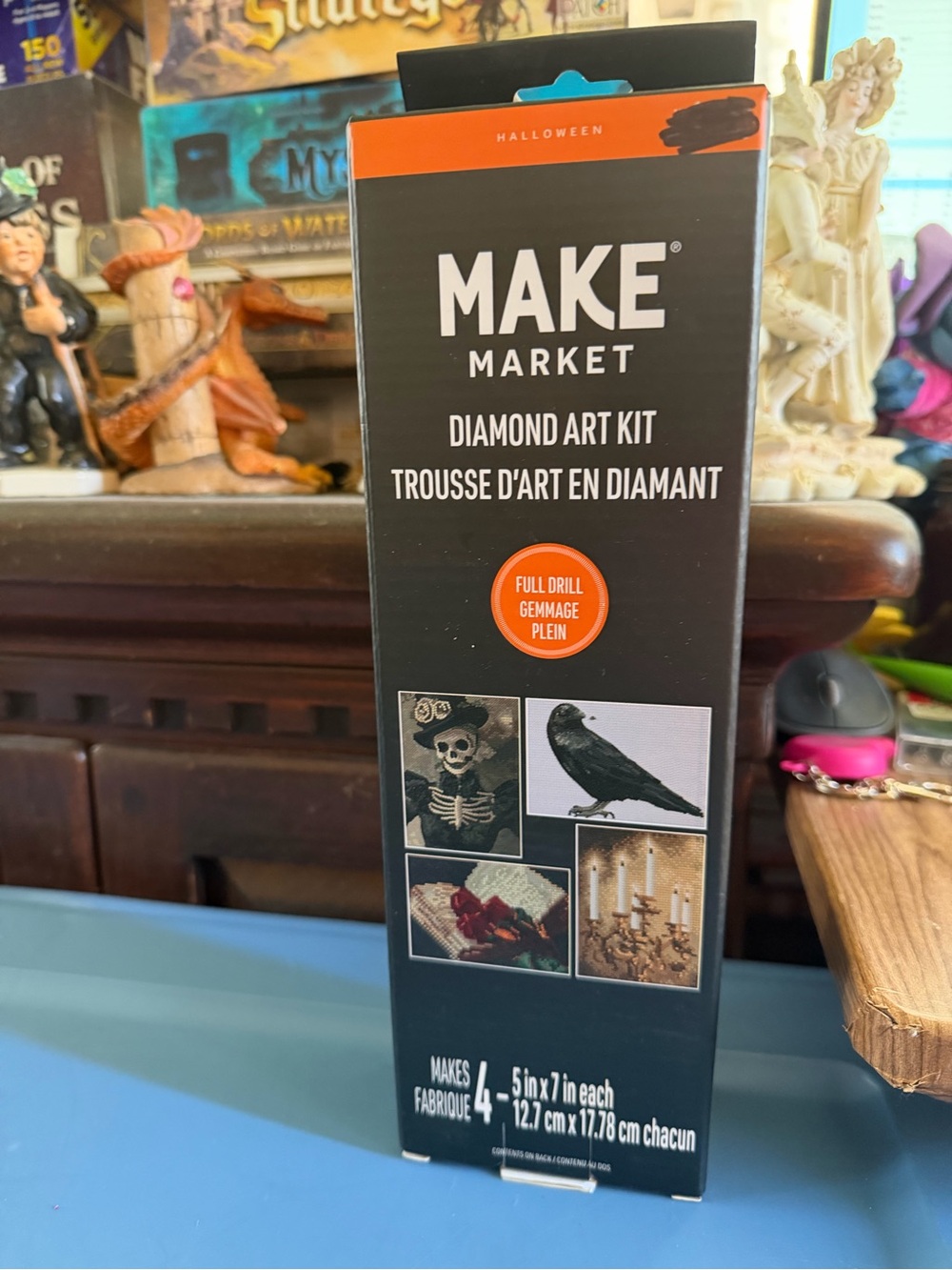 MAKE Market Diamond Art Kit - Halloween Designs in Black & Orange